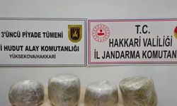 Hakkari'de 11 kilogram skunk ele geçirildi: 1 tutuklama