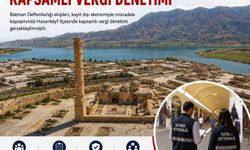 Hasankeyf'te vergi mesaisi: 111 işletme denetlendi