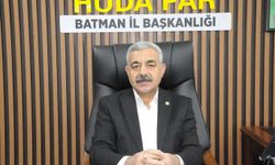 HÜDA PAR İl Başkanı Şahin: Gazze'deki insani kriz her geçen gün derinleşiyor
