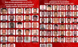 İçişleri Bakanlığı: 65 aranan suçlu Türkiye'ye getirildi