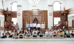 İl Müftü Vekili Bayram Öztürk, yaz Kur'an kursu öğrencileriyle buluştu
