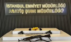 İstanbul'da durdurulan motosikletten el yapımı bomba ve AK-47 çıktı: 7 gözaltı