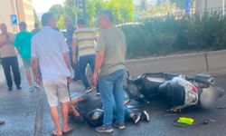 İzmir Otogarı yakınında motosiklet kazası