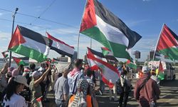 Ludwigshafen'dan Mannheim'a 'Filistin'e Özgürlük' yürüyüşü