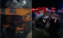 Malatya'da minibüs ile otomobil çarpıştı: Bir ölü