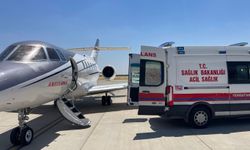 Mardin'de ambulans uçak 14 günlük Avşin Ajda bebek için havalandı