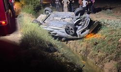 Mardin'de kontrolden çıkan otomobil takla attı: 3 yaralı
