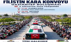 Menek: Filistin konvoyu 6 Ağustos'ta Gaziantep'te karşılanacak