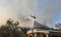 Muğla'daki orman yangınında söndürme çalışmaları devam ediyor