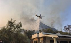 Muğla'daki orman yangınının enerjisi düşürüldü