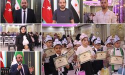Muhacir çocuklar gurbette de Kur'an öğrenmekten geri durmuyor