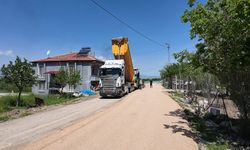 Samanköy'de 7 kilometrelik yol çalışması tamamlandı