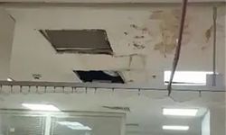 Siirt Eğitim ve Araştırma Hastanesi acil servisindeki paslı tavan tepkilere neden oldu