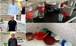 Silvan'da 2 aydır suları akmayan Konak Mahallesi sakinleri taşıma su ile ihtiyacını karşılıyor