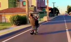 Yalova'da trafik güvenliğini tehlikeye atan motosiklet sürücüsüne ceza