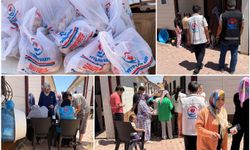 Yetimler Vakfı Gaziantep'te 100 yetim aileye et dağıttı