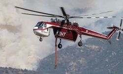 ABD'de yangın söndürme helikopteri düştü