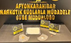 Afyonkarahisar'da uyuşturucu operasyonunda 2 şüpheli tutuklandı