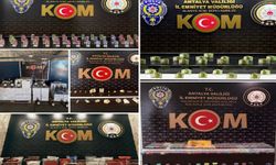 Antalya'da kaçakçılık operasyonlarında çok sayıda kaçak ürün ele geçirildi 