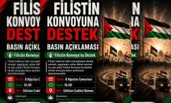 Batman'da Filistin Konvoyu'na destek için basın açıklaması yapılacak
