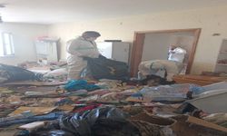 Bursa'da çöp evden 28 ton atık çıkarıldı