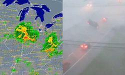 Chicago'da hayat felç oldu: Hortumlar ve fırtına geniş çaplı hasara yol açtı