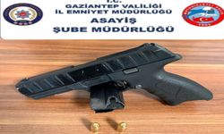Gaziantep'te 3 ruhsatsız tabanca ele geçirildi