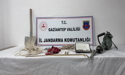 Gaziantep'te kaçak kazı yapan 5 şüpheli suçüstü yakalandı