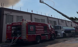 Gaziantep'te pamuk ipliği tesisinde yangın