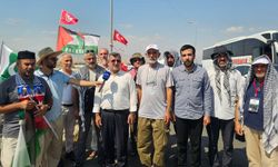 HÜDA PAR Filistin Konvoyu aktivistlerini ziyaret etti