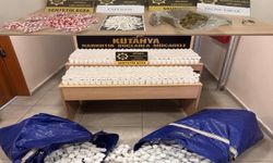 Kütahya'da uyuşturucu operasyonlarında 106 bin sentetik ecza ele geçirildi