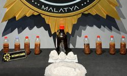 Malatya'da 4 kilo 875 gram metamfetamin ele geçirildi