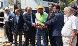 Malatya'da Mehmet Çoloğlu Camii'nin temeli dualarla atıldı