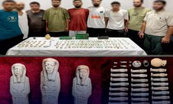 Mısır'da 118 parça tarihi eser ele geçirildi: 9 gözaltı