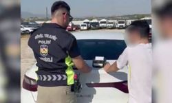 Motosiklet sürücüsüne plaka ve kırmızı ışık ihlalinden 145 bin lira ceza