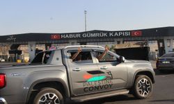 Uluslararası Filistin Konvoyu, Habur Sınır Kapısı'ndan geçiş yaptı