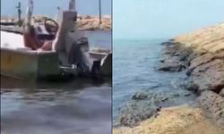 Umman'da karaya oturan tankerden sızan petrol ana karaya ulaştı