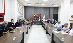 Yangın bölgelerindeki çalışmalar koordinasyon toplantısında değerlendirildi