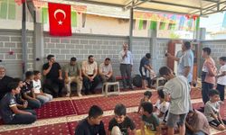 Yaz Kur'an Kursu'nda öğrenci ve veliler aynı sofrada buluştu