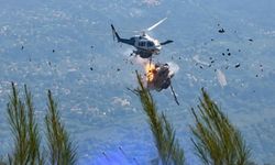 Yunanistan'da iki yangın söndürme helikopteri havada çarpıştı
