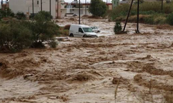 Yunanistan'da yangınlardan sonra sel felaketi