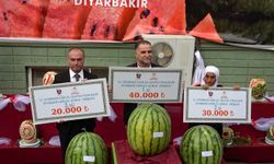 16. Diyarbakır Kültür ve Karpuz Tanıtım Etkinlikleri'nde 47 kilo 900 gramlık karpuz birinci oldu