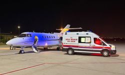 Batman'da 50 günlük Eylül bebek için ambulans uçak havalandı
