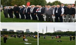 Bursa'da gökyüzü Gazze için uçurtmalarla renklendi
