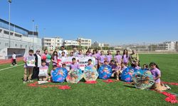 Gaziantep'te uçurtmalar Gazze'deki çocuklar için gökyüzüne bırakıldı