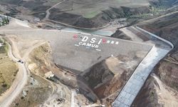 Gümüşhane Çamur Barajı'nda su tutulmaya başlandı