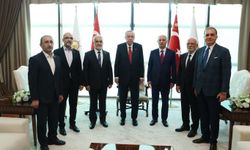 HÜDA PAR Genel Başkanı Yapıcıoğlu, Cumhurbaşkanı Erdoğan ile bir araya geldi