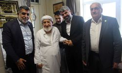 HÜDA PAR Milletvekili Dinç'ten, Şeyh El-Kavumani'ye ziyaret
