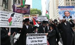 İşgalci Netanyahu'ya soğuk duş! New York'ta binlerce kişi protesto etti