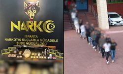Isparta'da uyuşturucu operasyonu: 30 şüpheli hakkında adli işlem başlatıldı